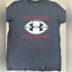 UA boys football tee